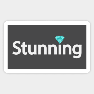 Stunning being stunning creative artsy Sticker